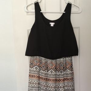 Tribal Aztec Printed Maxi Dress Size XS